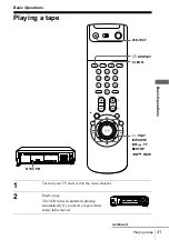 Preview for 41 page of Sony SLV-SE600A Operating Instructions Manual