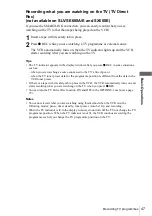 Preview for 47 page of Sony SLV-SE600A Operating Instructions Manual