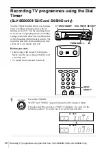 Preview for 48 page of Sony SLV-SE600A Operating Instructions Manual