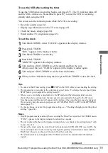 Preview for 51 page of Sony SLV-SE600A Operating Instructions Manual