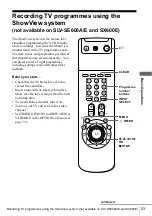 Preview for 53 page of Sony SLV-SE600A Operating Instructions Manual