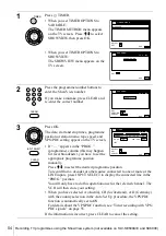 Preview for 54 page of Sony SLV-SE600A Operating Instructions Manual