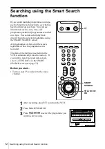 Preview for 72 page of Sony SLV-SE600A Operating Instructions Manual