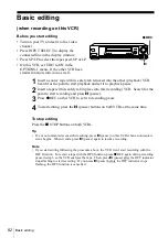 Preview for 82 page of Sony SLV-SE600A Operating Instructions Manual