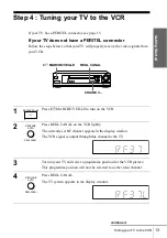 Preview for 13 page of Sony SLV-SE600B Operating Instructions Manual