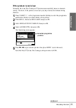 Preview for 23 page of Sony SLV-SE600B Operating Instructions Manual