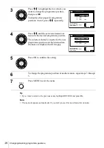 Preview for 26 page of Sony SLV-SE600B Operating Instructions Manual