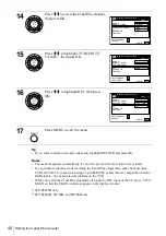 Preview for 40 page of Sony SLV-SE600B Operating Instructions Manual