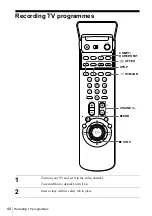 Preview for 44 page of Sony SLV-SE600B Operating Instructions Manual