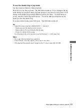 Preview for 63 page of Sony SLV-SE600B Operating Instructions Manual