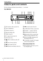 Preview for 4 page of Sony SLV-SE610B Operating Instructions Manual