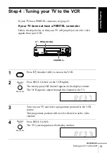 Preview for 19 page of Sony SLV-SE610B Operating Instructions Manual