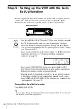 Preview for 22 page of Sony SLV-SE610B Operating Instructions Manual