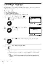 Preview for 24 page of Sony SLV-SE610B Operating Instructions Manual