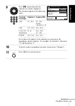 Preview for 27 page of Sony SLV-SE610B Operating Instructions Manual