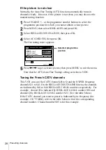 Preview for 28 page of Sony SLV-SE610B Operating Instructions Manual