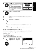 Preview for 31 page of Sony SLV-SE610B Operating Instructions Manual