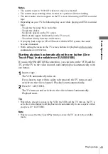 Preview for 45 page of Sony SLV-SE610B Operating Instructions Manual