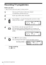 Preview for 46 page of Sony SLV-SE610B Operating Instructions Manual