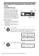 Preview for 50 page of Sony SLV-SE610B Operating Instructions Manual