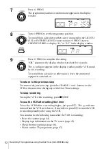 Preview for 52 page of Sony SLV-SE610B Operating Instructions Manual