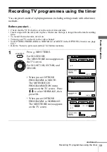 Preview for 59 page of Sony SLV-SE610B Operating Instructions Manual