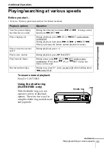 Preview for 63 page of Sony SLV-SE610B Operating Instructions Manual