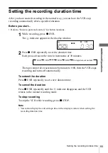 Preview for 65 page of Sony SLV-SE610B Operating Instructions Manual