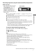 Preview for 67 page of Sony SLV-SE610B Operating Instructions Manual