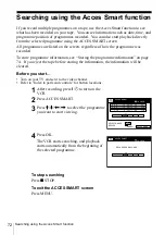 Preview for 72 page of Sony SLV-SE610B Operating Instructions Manual