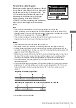 Preview for 73 page of Sony SLV-SE610B Operating Instructions Manual