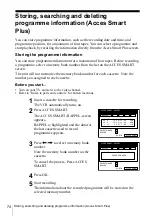 Preview for 74 page of Sony SLV-SE610B Operating Instructions Manual