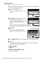 Preview for 76 page of Sony SLV-SE610B Operating Instructions Manual