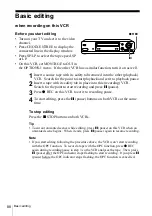 Preview for 88 page of Sony SLV-SE610B Operating Instructions Manual