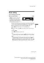 Preview for 81 page of Sony SLV-SE610G Operating Instructions Manual