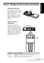 Preview for 11 page of Sony SLV-SE610K Operating Instructions Manual