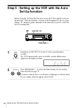 Preview for 22 page of Sony SLV-SE610K Operating Instructions Manual