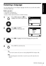 Preview for 29 page of Sony SLV-SE610K Operating Instructions Manual