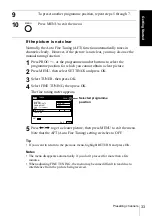 Preview for 33 page of Sony SLV-SE610K Operating Instructions Manual