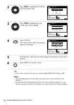 Preview for 36 page of Sony SLV-SE610K Operating Instructions Manual