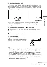 Preview for 47 page of Sony SLV-SE610K Operating Instructions Manual