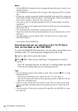 Preview for 48 page of Sony SLV-SE610K Operating Instructions Manual