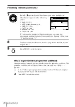 Предварительный просмотр 28 страницы Sony SLV-SE70NP1, SLV-SE70NP2, SLV- Operating Instructions Manual