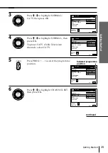 Предварительный просмотр 25 страницы Sony SLV-SE80EG Operating Instructions Manual