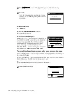 Preview for 68 page of Sony SLV-SE850G Operating Instructions Manual