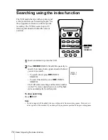 Preview for 70 page of Sony SLV-SE850G Operating Instructions Manual