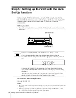 Preview for 18 page of Sony SLV-SF900G Operating Instructions Manual