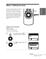 Preview for 19 page of Sony SLV-SF900G Operating Instructions Manual