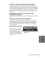 Preview for 71 page of Sony SLV-SF900G Operating Instructions Manual