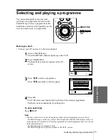 Preview for 77 page of Sony SLV-SF900G Operating Instructions Manual